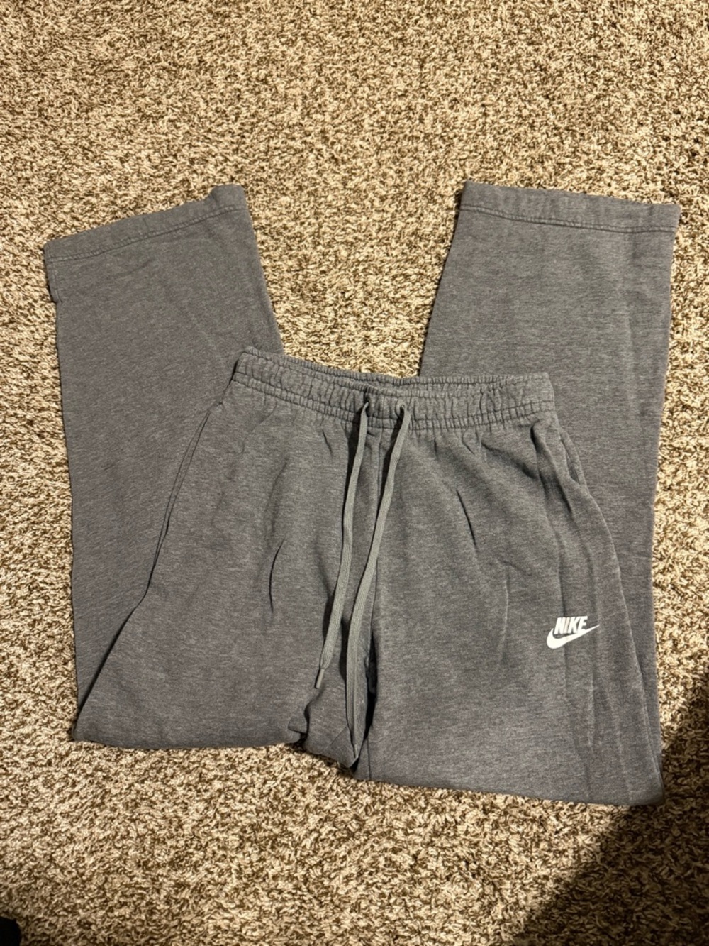 Nike Gray Women's Jogger Sweatpants with Drawstring